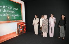 First Lady Mehriban Aliyeva attends panel session on “United for Peace in Palestine: Confronting Scholasticide, Protecting Future” in Antalya (PHOTO)