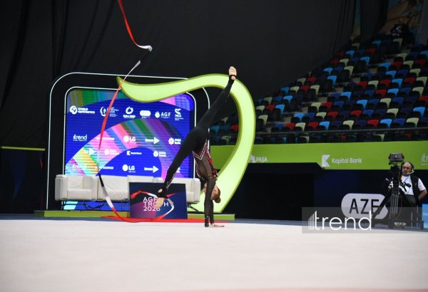 Second day of Rhythmic Gymnastics World Cup in Baku concluded (PHOTO)