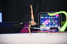 Second day of Rhythmic Gymnastics World Cup in Baku concluded (PHOTO)