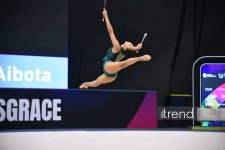 Second day of Rhythmic Gymnastics World Cup in Baku concluded (PHOTO)