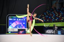 Second day of Rhythmic Gymnastics World Cup in Baku concluded (PHOTO)