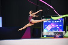 Second day of Rhythmic Gymnastics World Cup in Baku concluded (PHOTO)