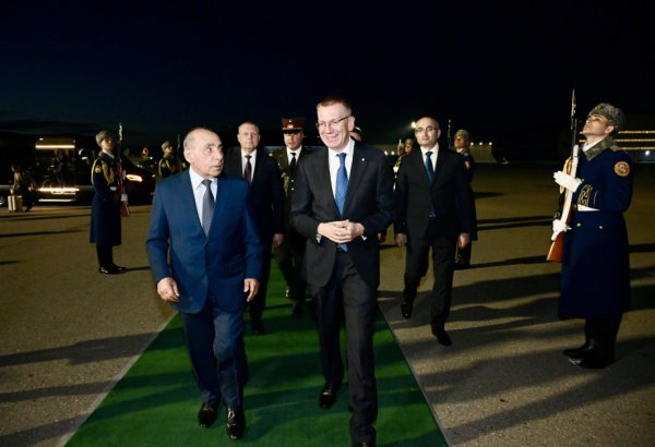 Latvian President Edgars Rinkēvičs arrives on official visit to Azerbaijan