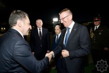 Latvian President Edgars Rinkēvičs arrives on official visit to Azerbaijan