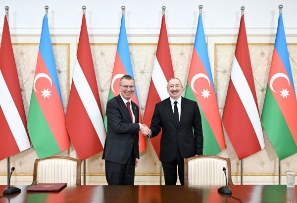 President of Latvia expresses gratitude to President Ilham Aliyev