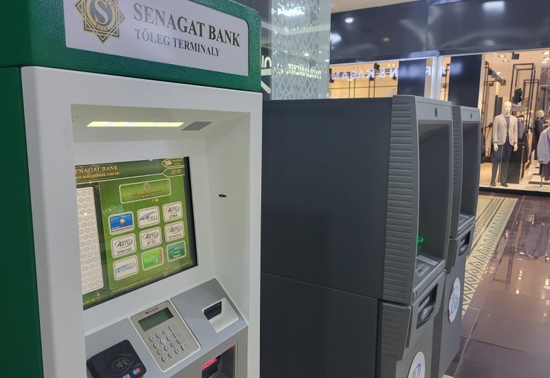 Dayhanbank accounts for nearly half of ATMs in Turkmenistan in 4M2026