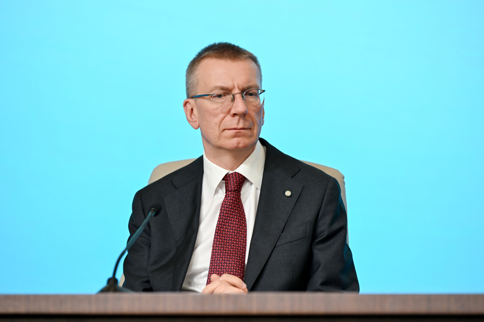 President Ilham Aliyev and President of Latvia Edgars Rinkėvičs attend Azerbaijan-Latvia business forum (PHOTO)