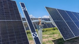 First Shafag solar panel installed in Jabrayil (PHOTO)