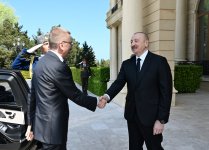 Baku hosts official welcome ceremony for President of Latvia (PHOTO/VIDEO)