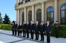 Baku hosts official welcome ceremony for President of Latvia (PHOTO/VIDEO)