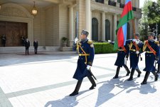 Baku hosts official welcome ceremony for President of Latvia (PHOTO/VIDEO)