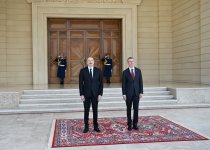 Baku hosts official welcome ceremony for President of Latvia (PHOTO/VIDEO)