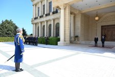 Baku hosts official welcome ceremony for President of Latvia (PHOTO/VIDEO)