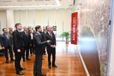 President of Latvia Edgars Rinkēvičs visits Baku White City (PHOTO)
