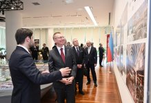 President of Latvia Edgars Rinkēvičs visits Baku White City (PHOTO)