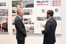 President of Latvia Edgars Rinkēvičs visits Baku White City (PHOTO)
