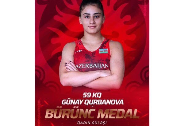 Azerbaijani athlete wins bronze medal at European Wrestling Championships