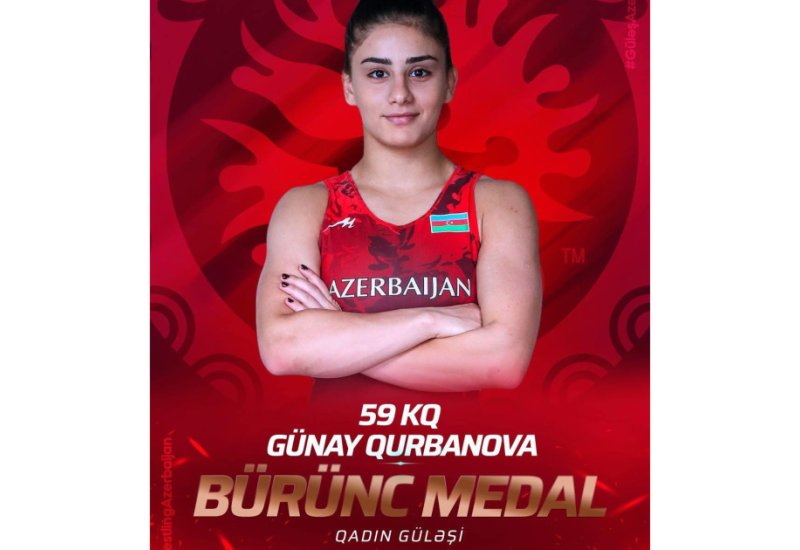 Azerbaijani athlete wins bronze medal at European Wrestling Championships