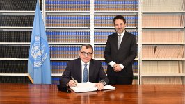 Azerbaijan signs UN Mediation Settlement Agreement Convention (PHOTO)