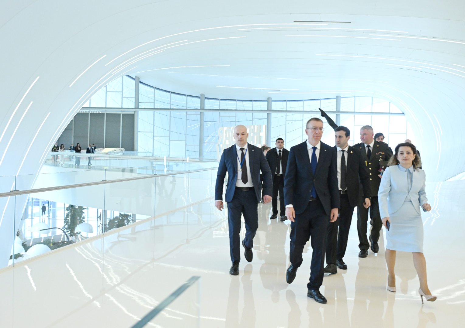 President of Latvia Edgars Rinkēvičs visits Heydar Aliyev Center in Baku (PHOTO)