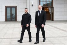 President Ilham Aliyev, President of Ukraine deliver press statements (PHOTO)