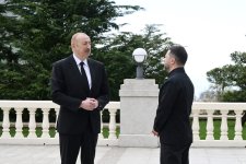 President Ilham Aliyev, President of Ukraine deliver press statements (PHOTO)