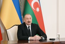 President Ilham Aliyev, President of Ukraine deliver press statements (PHOTO)
