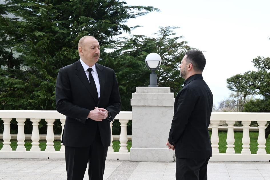 President Ilham Aliyev, President of Ukraine deliver press statements (PHOTO)