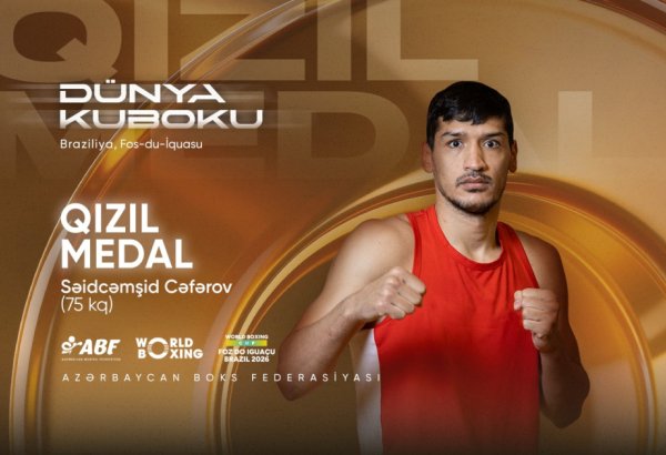 Azerbaijani boxer wins World Cup gold