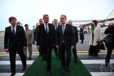 Czech PM arrives in Azerbaijan for official visit (PHOTO)