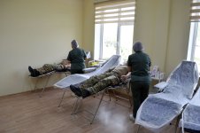 Azerbaijani Special Forces hold blood donation campaign (PHOTO)