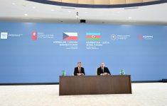 President Ilham Aliyev and Andrej Babiš participate in Azerbaijan-Czech Business Forum (PHOTO)