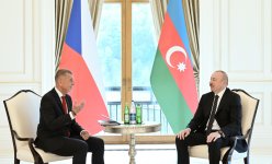 President Ilham Aliyev holds one-on-one meeting with Czech Prime Minister in Azerbaijan's Gabala (PHOTO)