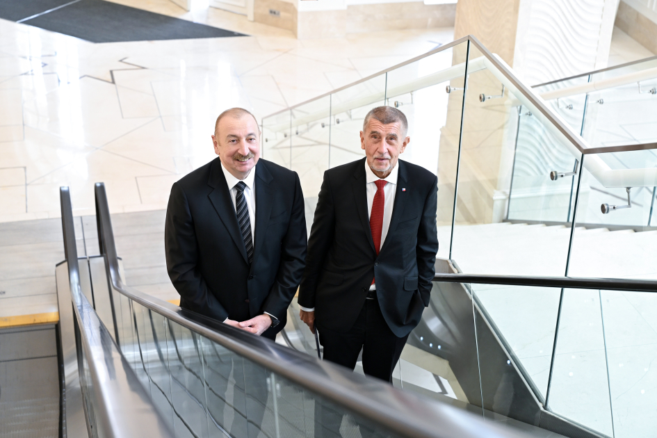 President Ilham Aliyev and Andrej Babiš participate in Azerbaijan-Czech Business Forum (PHOTO)