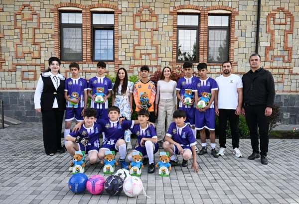 Leyla Aliyeva and Arzu Aliyeva visit Social Service Orphanage in Sheki (PHOTO)