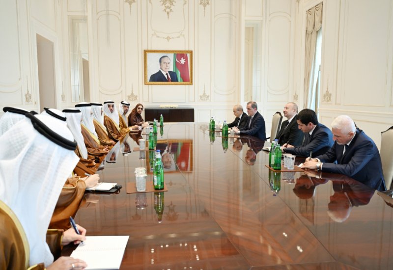 President Ilham Aliyev receives delegation from United Arab Emirates (PHOTO)