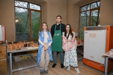 Leyla Aliyeva and Arzu Aliyeva visit “ABAD” Ceramics and Applied Arts Center in Sheki (PHOTO)