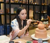 Leyla Aliyeva and Arzu Aliyeva visit “ABAD” Ceramics and Applied Arts Center in Sheki (PHOTO)