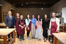 Leyla Aliyeva and Arzu Aliyeva visit “ABAD” Ceramics and Applied Arts Center in Sheki (PHOTO)