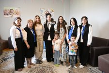 Leyla Aliyeva and Arzu Aliyeva visit Social Service Orphanage in Sheki (PHOTO)