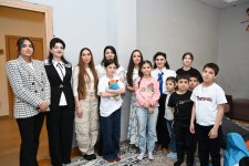 Leyla Aliyeva and Arzu Aliyeva visit Social Service Orphanage in Sheki (PHOTO)