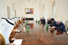 President Ilham Aliyev receives delegation from United Arab Emirates (PHOTO/VIDEO)