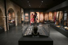 Leyla Aliyeva and Arzu Aliyeva attend opening of historical and architectural monuments after restoration in Sheki city (PHOTO)