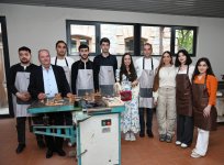 Leyla Aliyeva and Arzu Aliyeva attend opening of historical and architectural monuments after restoration in Sheki city (PHOTO)