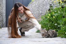 Leyla Aliyeva and Arzu Aliyeva attend opening of historical and architectural monuments after restoration in Sheki city (PHOTO)