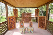 Leyla Aliyeva and Arzu Aliyeva attend opening of historical and architectural monuments after restoration in Sheki city (PHOTO)