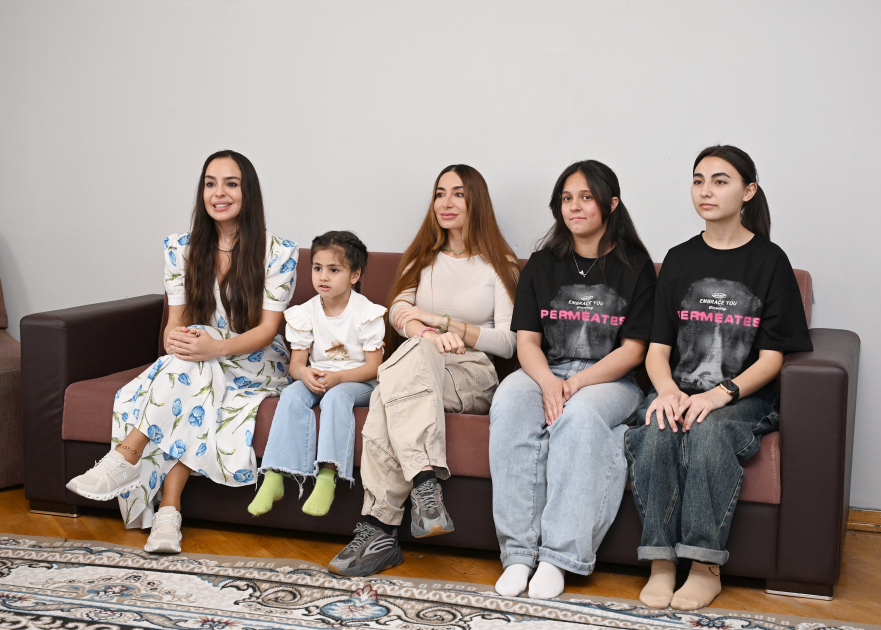 Leyla Aliyeva and Arzu Aliyeva visit Social Service Orphanage in Sheki (PHOTO)