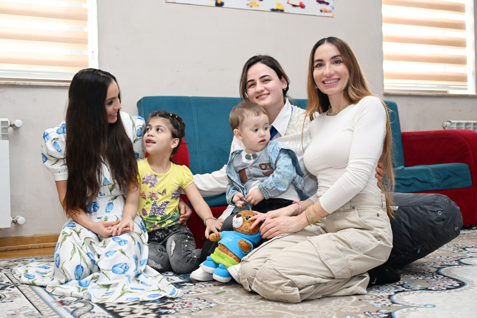 Leyla Aliyeva and Arzu Aliyeva visit Social Service Orphanage in Sheki (PHOTO)