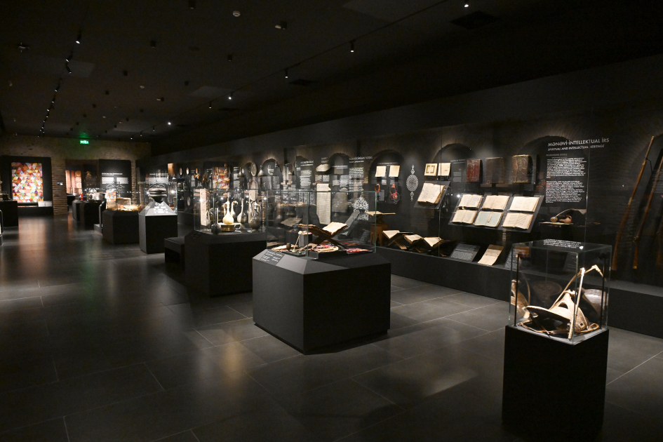 Leyla Aliyeva and Arzu Aliyeva attend opening of historical and architectural monuments after restoration in Sheki city (PHOTO)