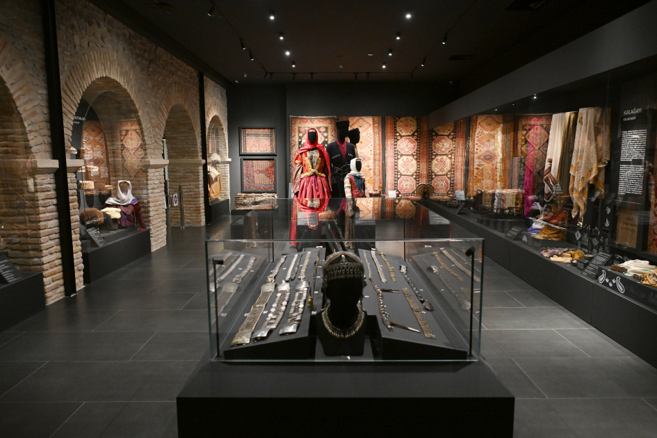 Leyla Aliyeva and Arzu Aliyeva attend opening of historical and architectural monuments after restoration in Sheki city (PHOTO)